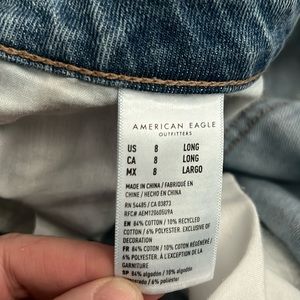 American Eagle Mom Jean 8 Long